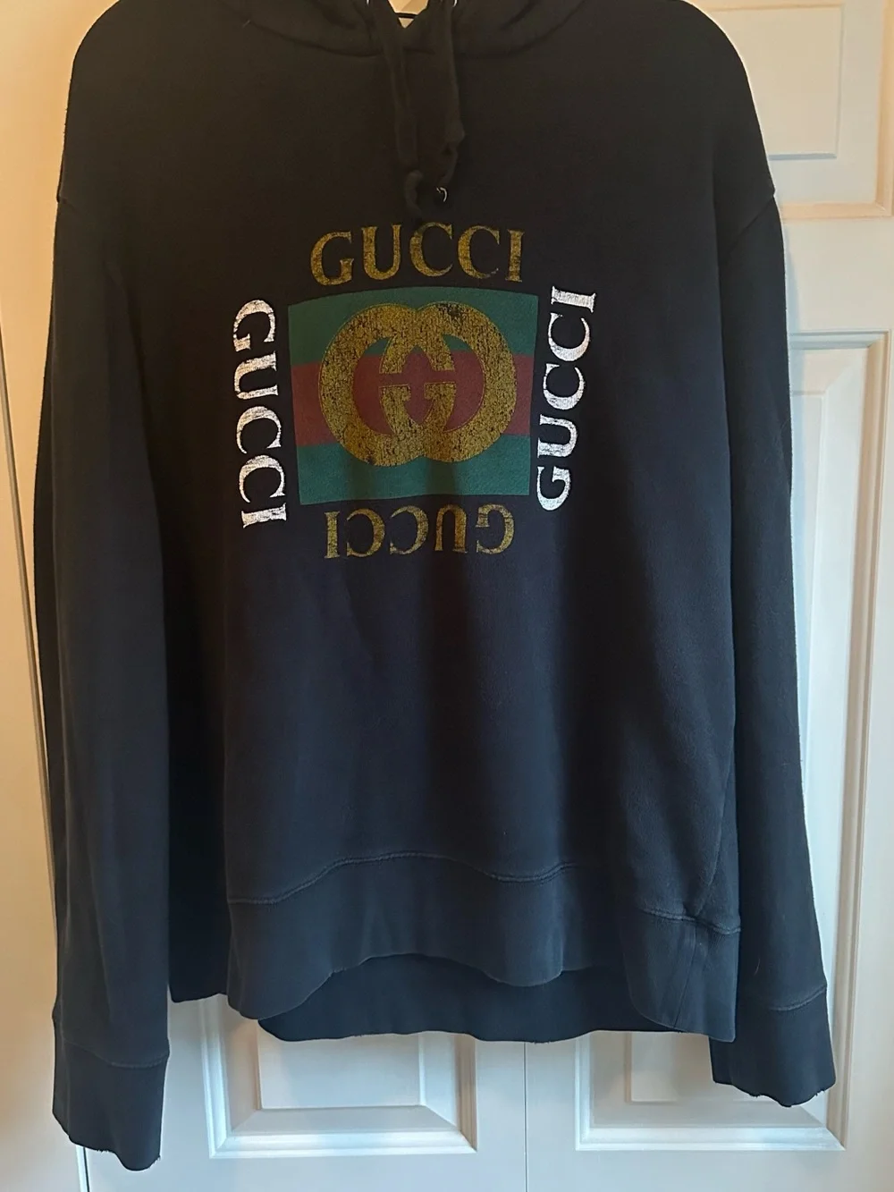 Men Gucci cotton hoodie